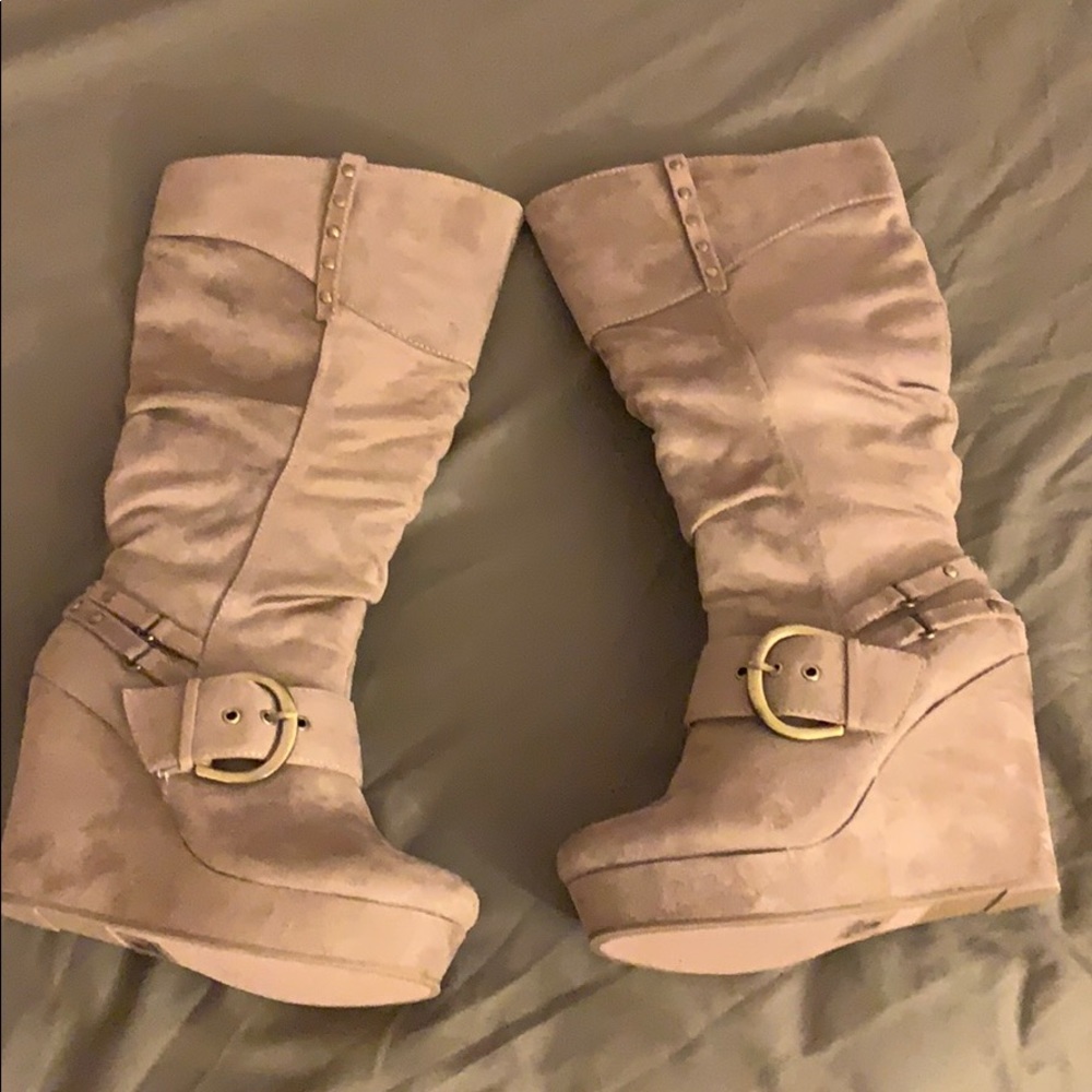 Taupe Boots